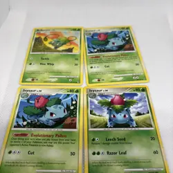 Bulbasaur & Ivysaur Pokemon Card Lot - Image 1