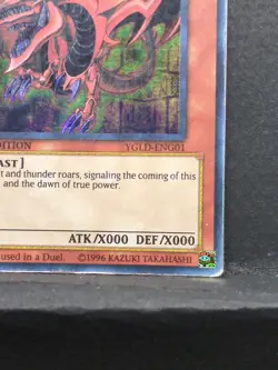 Yu-Gi-Oh Slifer the Sky Dragon Limited Edition Secret Rare Card YMA-EN001 - Image 5