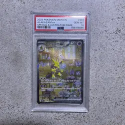 Alakazam Ex 201/165 Special Illustration Rare 151 Pokemon Card PSA 10 GEM MINT - Image 1