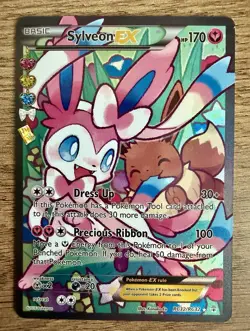 Sylveon EX Generations Radiant Collection RC32 Holo Custom Handmade FanArt Card - Image 1