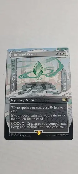 MTG FINAL FANTASY - The Wind Crystal (Borderless) (0330) NM - Image 1