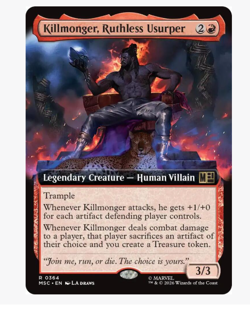 Killmonger, Ruthless Usurper - Extended Art Commander: Marvel Super Heroes - Image 1