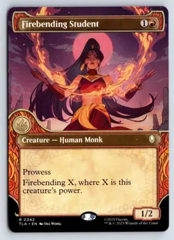 Firebending Student (Showcase) MTG Magic the Gathering R Avatar: The Last Airben - Image 1