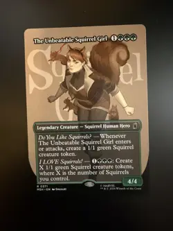 MTG Marvel Super Heroes The Unbeatable Squirrel Girl Borderless 0371 Non-Foil - Image 1
