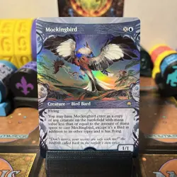 Mockingbird (Showcase) Bloomburrow Foil MTG - Image 1