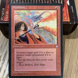 Pyroblast | Ice Age | Magic The Gathering MTG - Mint Never Played - Image 1