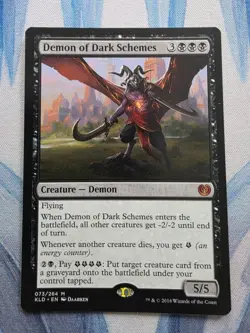 MTG Demon of Dark Schemes **NM** Kaladesh (KLD) - Image 1