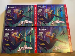 X4 - Magic: The Gathering Marvel’s Spider-Man Collector Boosters New & Sealed - Image 1