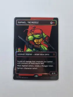 Wizards of the Coast MTG Raphael, the Muscle 0091 TMNT Mythic Alt Art Surge Foil - Image 2