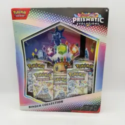 Pokemon TCG SV8.5 Prismatic Evolutions Binder Collection Box Factory Sealed - Image 1