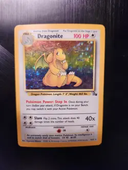 Dragonite - 4/62 - Fossil Holo Rare (Pokemon TCG 1999) MP - Image 1
