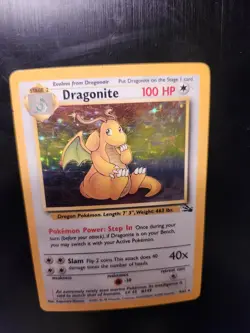 Dragonite - 4/62 - Fossil Holo Rare (Pokemon TCG 1999) MP - Image 4