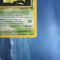 Pokemon Card | Victreebel 14/64 Holo Rare Jungle WOTC Vintage 1999 Unlimited (2) - Image 3
