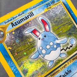 HP+ Unlimited Holo Azumarill 2/111 Holo Rare Neo Genesis Pokemon Ken Sugimori - Image 3