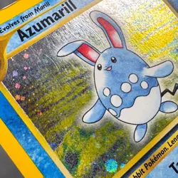 HP+ Unlimited Holo Azumarill 2/111 Holo Rare Neo Genesis Pokemon Ken Sugimori - Image 4