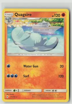 Quagsire 97/214 Rare Unbroken Bonds Pokemon Near Mint - Image 1