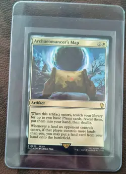 NM Archaeomancer's Map, MTG, Final Fantasy Commander, Magic the Gathering, 230 - Image 1