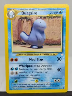 Pokemon TCG - Quagsire - Neo Revelation - 48/64 - Unlimited - Common - NM - Image 1