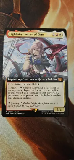 Lightning, Army of One (Extended Art) Final Fantasy Regular - Image 1
