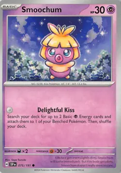 Smoochum 075/191 Surging Sparks Pokemon NM - Image 1