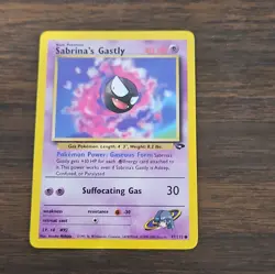 WotC Sabrina's Gastly 97/132 Gym Challenge Common Regular Unlimited - Image 1