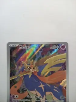 2025 Pokemon Phantasmal Flames PFL EN Zacian Full Art Illustration Rare #100/094 - Image 2