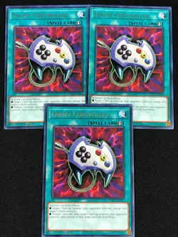 YUGIOH ENEMY CONTROLLER WISU-EN052 1ST RARE X3 (NM) - Image 1