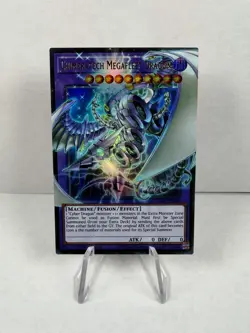 Chimeratech Megafleet Dragon BLGG-EN138 Ultra Rare Overframe Yugioh Extended Art - Image 1