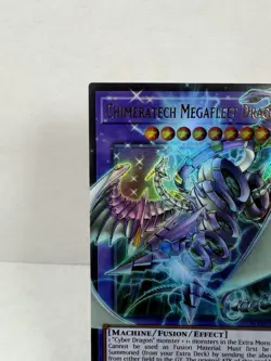 Chimeratech Megafleet Dragon BLGG-EN138 Ultra Rare Overframe Yugioh Extended Art - Image 2