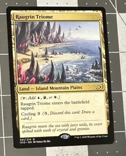 MTG Raugrin Triome (251/403) Ikoria Unplayed NM - Image 1