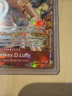 Monkey D. Luffy Alternate Art OP16-015 SR One Piece Time of Battle Eng Parallel - Image 2