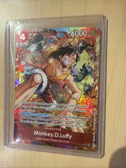 Monkey D. Luffy Alternate Art OP16-015 SR One Piece Time of Battle Eng Parallel - Image 3