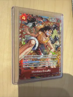 Monkey D. Luffy Alternate Art OP16-015 SR One Piece Time of Battle Eng Parallel - Image 4