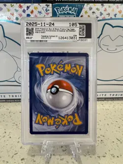 Pokemon Umbreon & Darkrai GX Tag Team Sun and Moon Black Star Promo SM241 PSA 9 - Image 4