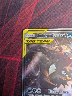 Pokemon Umbreon & Darkrai Tag Team GX SM241 Black Star Promo Card - Image 5