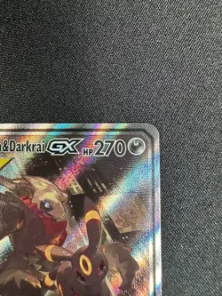 Pokemon TCG Sun & Moon Black Star Promo Umbreon & Darkrai GX SM241 Tag Team - Image 2