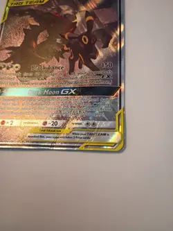 Pokemon TCG Umbreon & Darkrai GX Black Star Promo Tag Team Full Art Holo SM241 - Image 2