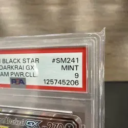 Pokemon PSA 9 Umbreon & Darkrai GX TAG TEAM SM Black Star Promo SM241 Holo - Image 3
