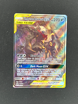 Umbreon & Darkrai GX SM241 Tag Team Black Star Promo Pokemon Card NM - Image 1