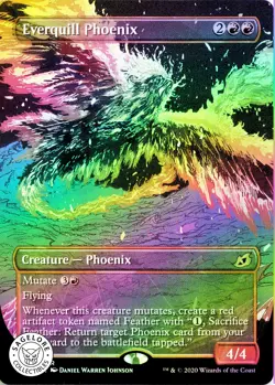 MTG Everquill Phoenix (Showcase) | NM Foil | Ikoria: Lair of Behemoths (IKO) - Image 1