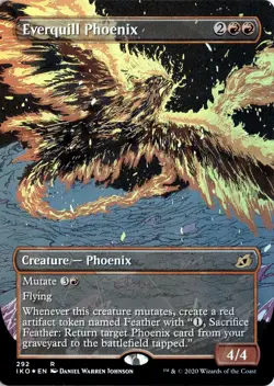 MTG Everquill Phoenix (Showcase) | NM Foil | Ikoria: Lair of Behemoths (IKO) - Image 2