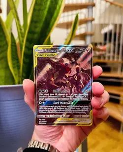 Umbreon & Darkrai GX SM241 Tag Team Black Star Promo Pokemon Card - Image 1