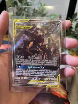 Umbreon & Darkrai GX SM241 Tag Team Black Star Promo Pokemon Card - Image 2