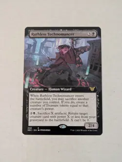 Ruthless Technomancer (Extended Art) Commander: Kamigawa: Neon Dynasty Regular - Image 1