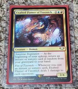 Magic The Gathering Exalted Flamer of Tzeentch Warhammer 40K NM/Lightly Played - Image 1