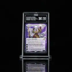 MTG, The Wandering Emperor, Kamigawa: Neon Dynasty (Borderless) TAG Grade 10 - Image 1