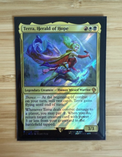 Terra, Herald of Hope (Surge Foil) Commander: Final Fantasy Surge Foil NM - Image 1