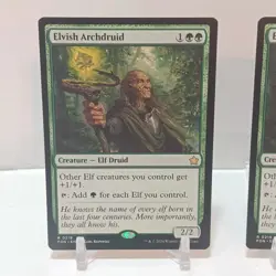 Magic The Gathering Elvish Archdruid NM #219 Lot Of 4 Magic Foundations - Image 2