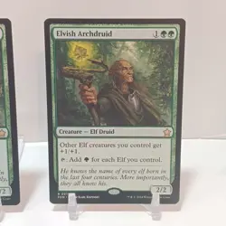 Magic The Gathering Elvish Archdruid NM #219 Lot Of 4 Magic Foundations - Image 3