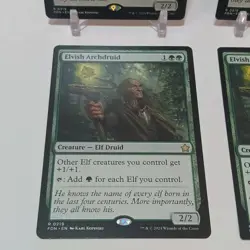 Magic The Gathering Elvish Archdruid NM #219 Lot Of 4 Magic Foundations - Image 4